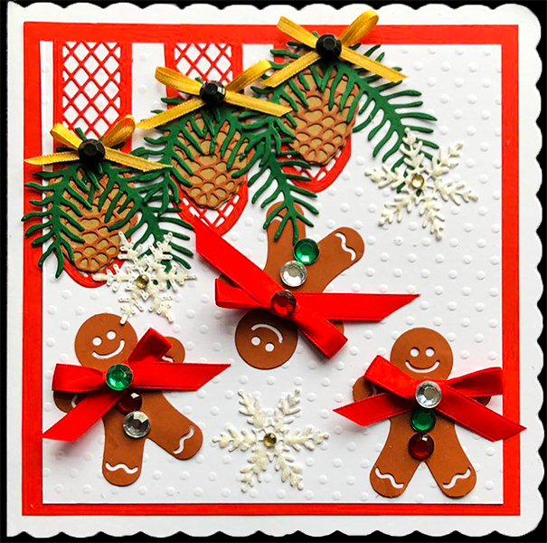 gingerbread Christmas card
